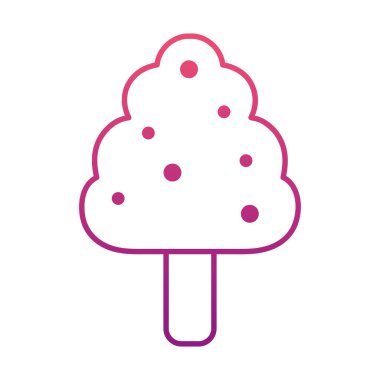 bozulmuş satır organik elma meyve vektör çizim ile ağaç doğa