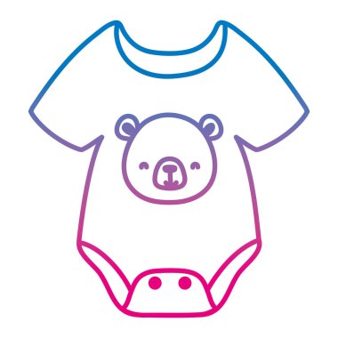 bozulmuş çizgi çocuk tek parça moda giysiler vektör çizim