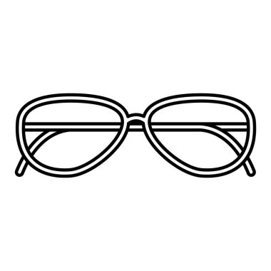 çizgi optik otlar nesnesi çerçeve stili vektör çizim ile