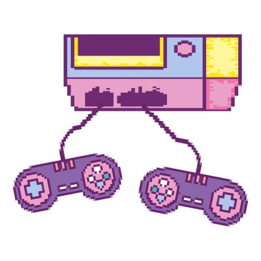 video oyunu konsol oyun denetleyicisi teknoloji vektör çizim ile