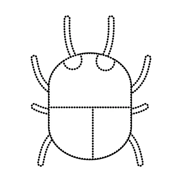 Spinne Insektensymbol Vektorillustration — Stockvektor