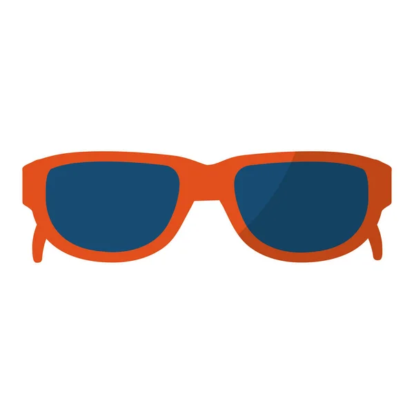 Optische Sonnenbrille Rahmen Objekt Stil Vektor Illustration — Stockvektor
