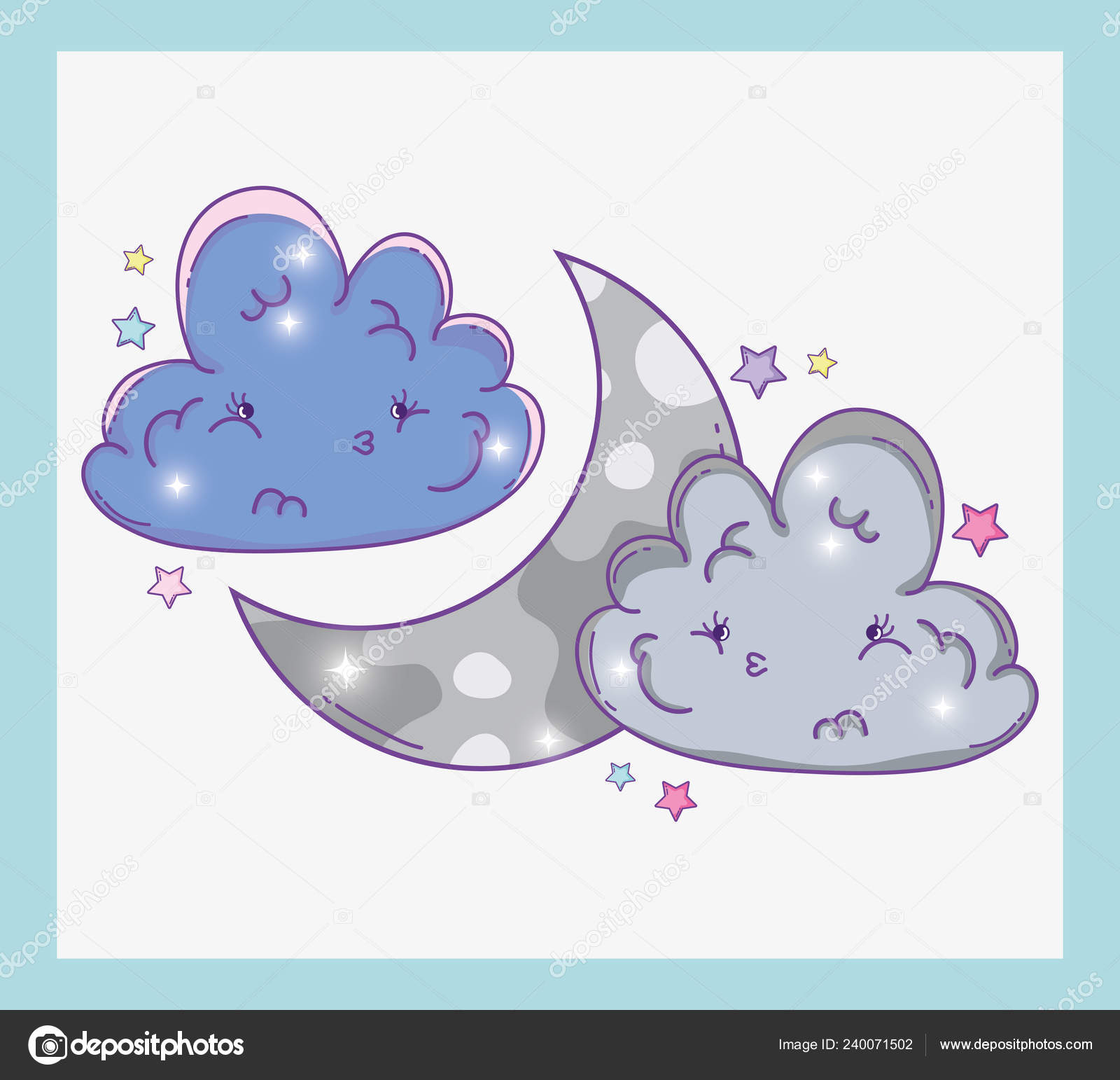 月と星のかわいいふわふわ雲ベクトル イラスト ストックベクター C Stockgiu 月と星のかわいいふわふわ雲ベクトル イラスト ストックベクター C Stockgiu