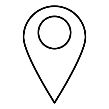 içini kaplamak hedef harita yer keşfetmek simge vektör çizim