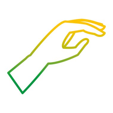 bozulmuş hattı el kol parmak iletişim jest vektör çizim ile