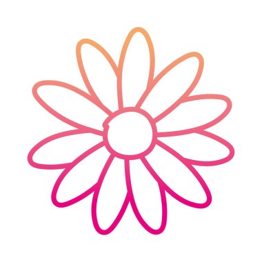 satırı bozulmuş Doğa yaprakları vektör çizim ile güzel tropikal çiçek