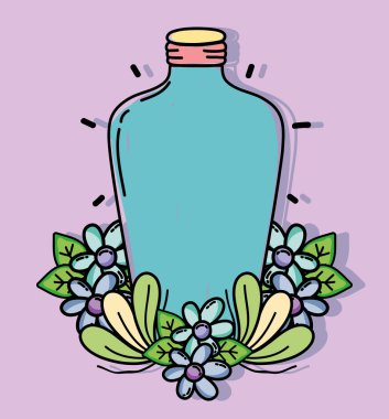 bitkiler kavanoz mason ile stil vektör çizim korumak