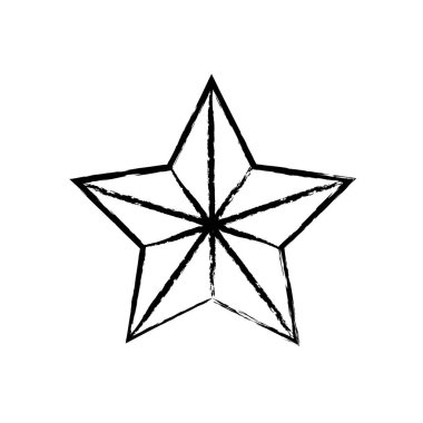 gökyüzü simge vektör tasarlamak grunge parlak yıldız