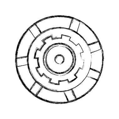dişli simgesi. vektör illüstrasyonu
