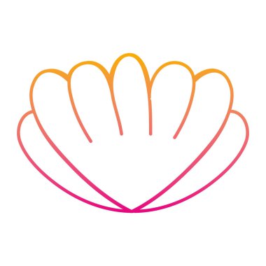 bozulmuş satır istiridye kabuğu deniz ve çekici tasarım vektör çizim