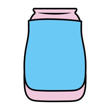 renk rustik korumak mason kavanoza nesne vektör çizim