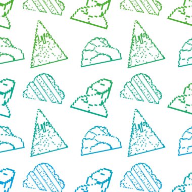 bush bitki arka plan vektör çizim ile rock doku hat bozulmuş