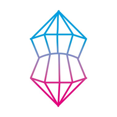 bozulmuş çizgi beşgenler geometrik şekiller grafik stili vektör çizim