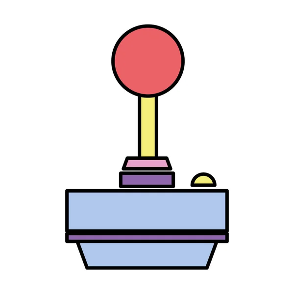 コンソール プレーヤー ベクトル図の色ゲーム コント ローラーのボタン — ストックベクタ