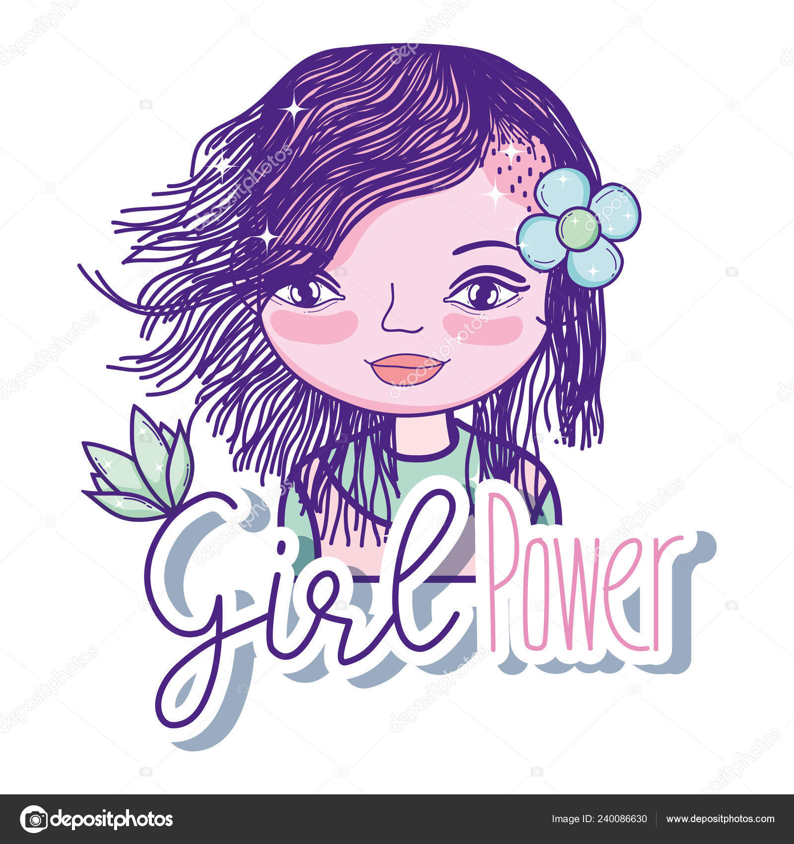 Girl Power Vector Art & Graphics