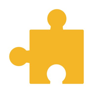 parça nesne teamgame stil vektör çizim puzzle