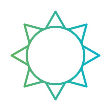 line güneş öğesi güneş ray vektör çizim için