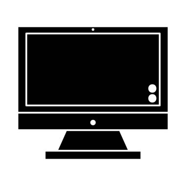 Basit bilgisayar kutsal kişilerin resmi. Vektör çizim