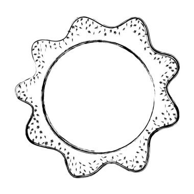 Grunge güneş ray yaz hava simge vektör tasarlamak için