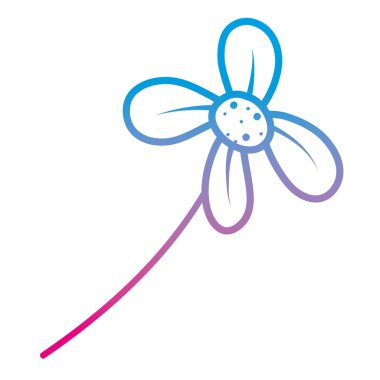 satır botanik çiçek bitki egzotik tarzı vektör çizim bozulmuş