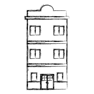 grunge iş mimari modern şehir vektör çizim kurma