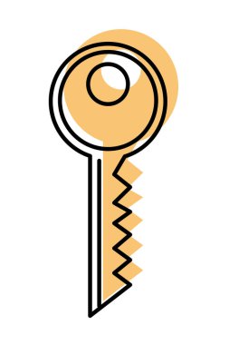 renk anahtar işareti güvenlik koruma erişim vektör çizim taşındı