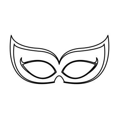 satır parti maskesi tatil olay dekorasyon vektör çizim için