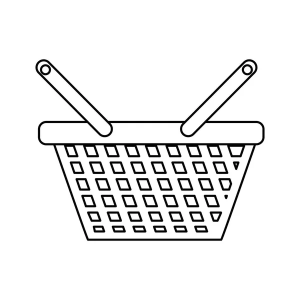 Icono Cesta Compra Venta Comercio Ilustración Vectorial — Archivo Imágenes Vectoriales