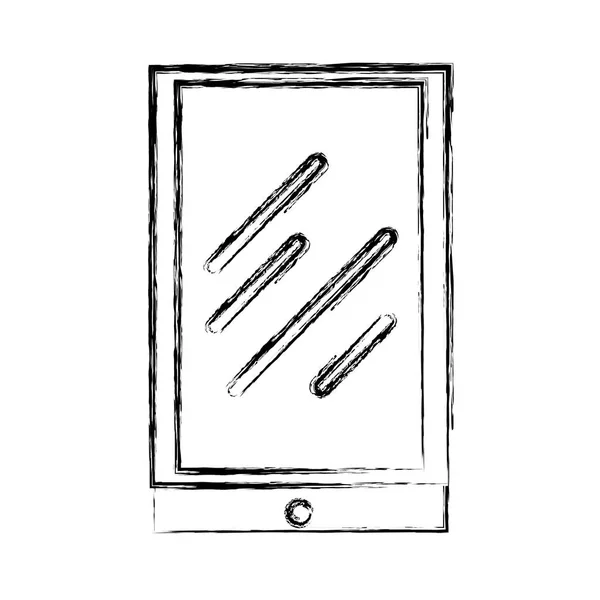 Eenvoudig Tabletpictogram Vectorillustratie — Stockvector