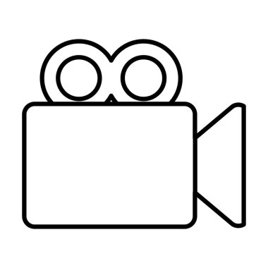 çizgi dijital video kayıt cihazı medya teknoloji vektör çizim