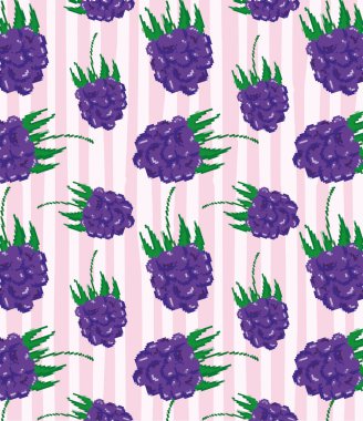 Pixelated üzüm meyve arka plan vektör çizim grafik tasarım