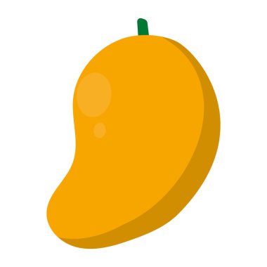 lezzetli mango organik meyve beslenme vektör çizim