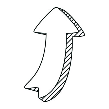 satır piktogram ok işareti yön simge vektör çizim