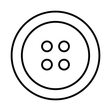 satır plastik düğme moda nesne tasarlamak vektör