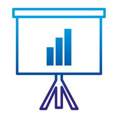 bozulmuş hattı sunum istatistikleri büyüyen grafik vektör çizim bar