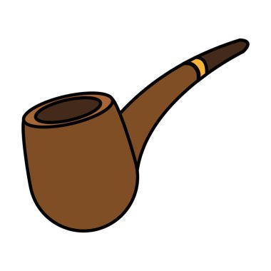 renk tütün boru nesne bağımlılığı ürün vektör çizim