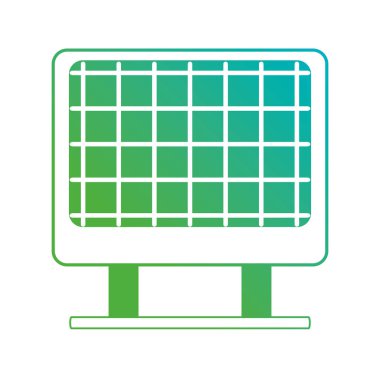 satır bio güneş enerjisi ekolojik bakım vektör çizim için