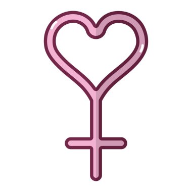 kadın stil tatil kutlama vektör çizim için sembol