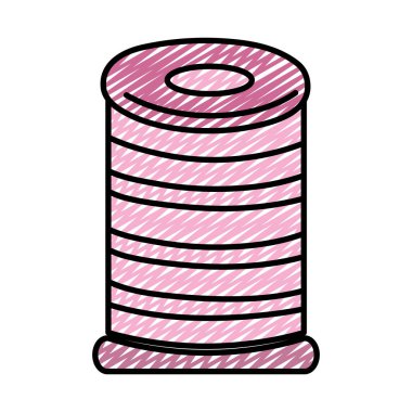wfashion İplik Dikiş aracı tasarlamak vektör doodle