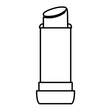 satır moda ruj glamour makyaj nesne vektör çizim