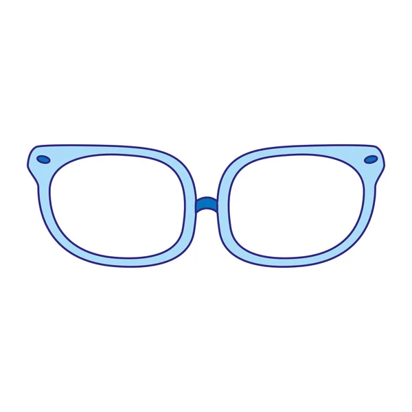 Duo Color Optical Glasses Object Frame Style Vector Illustration — стоковый вектор