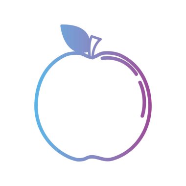 satır lezzetli elma organik meyve vektör çizim