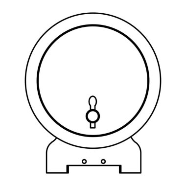 çizgi ahşap varil nesnesi şarap alkolün vektör çizim ile