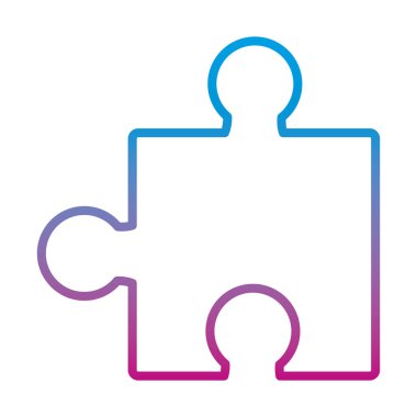 satır bulmaca parça nesne teamgame stil vektör çizim bozulmuş