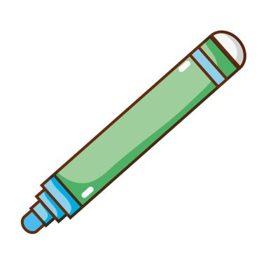 fosforlu kalem kalem işareti mürekkep metni vektör çizim