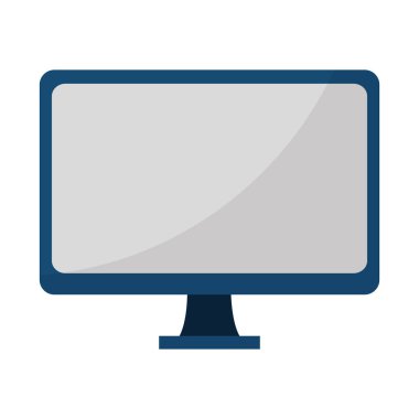 elektronik bilgisayar ekran servis teknoloji vektör çizim