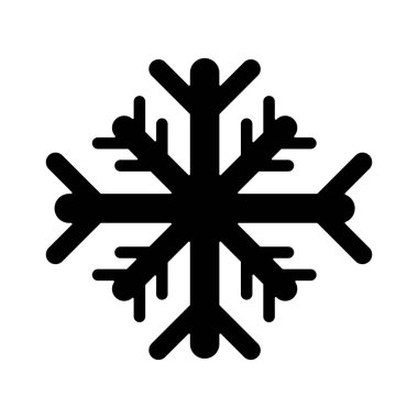 siluet kar taneleri soğuk hava doğa sezon vektör çizim