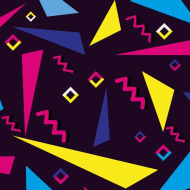 renkli geometrik şekil arka plan tasarlamak vektör