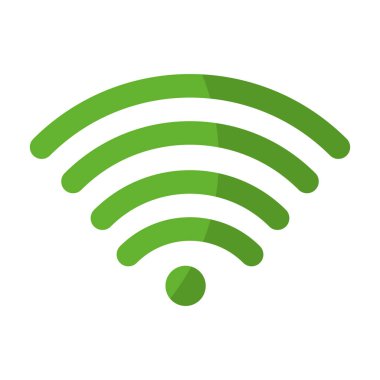 Dijital wifi mobil bağlantı sinyali vektör çizim