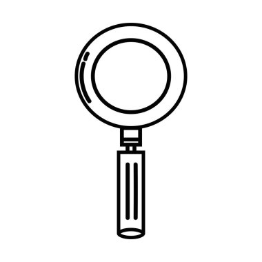 optik lens vektör çizim aracıyla cam marginifying hattı